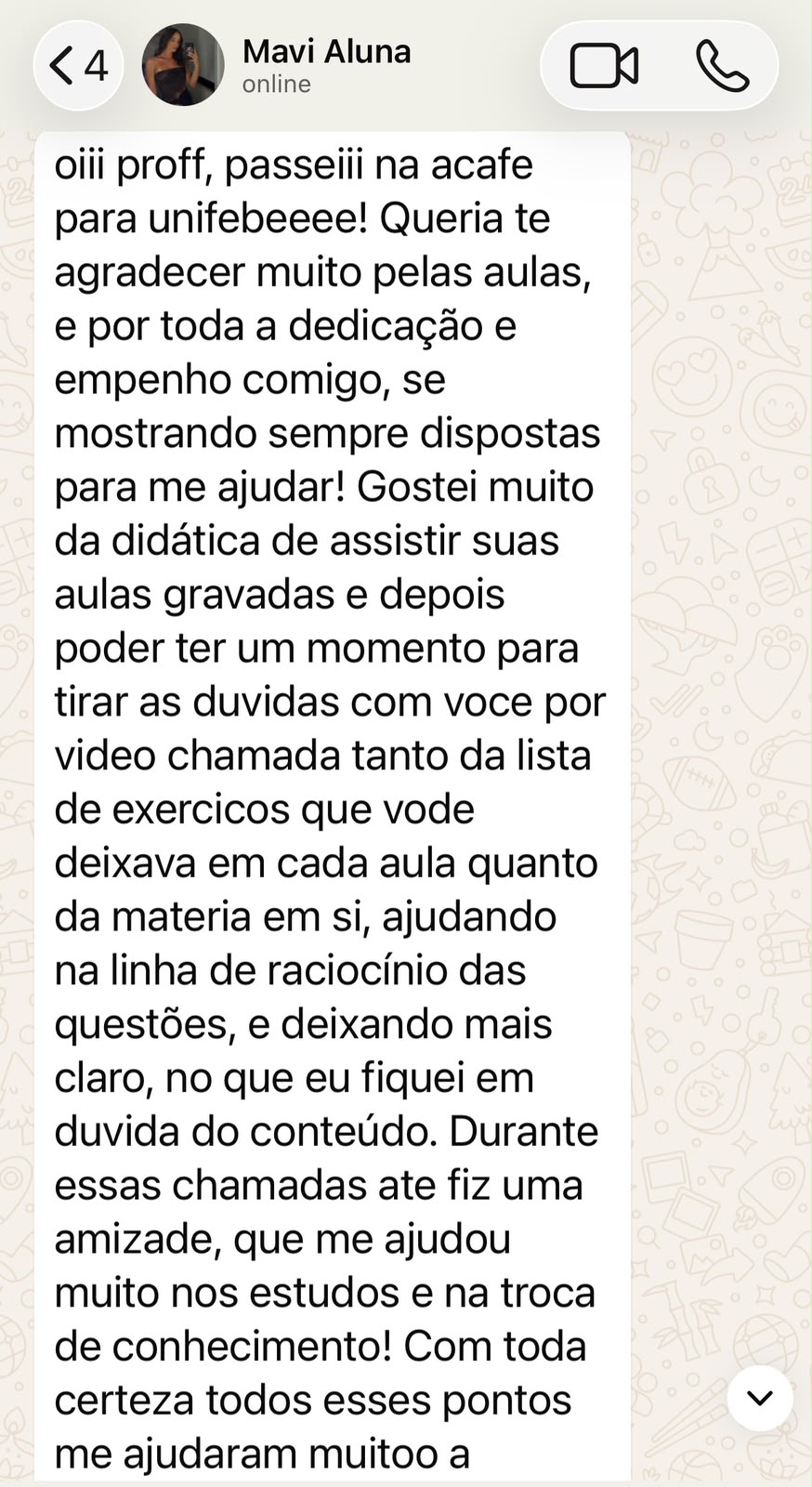 Depoimento Mavi